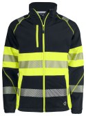 6443 SOFTSHELL EN ISO 20471 KLASA 1 - XL (YELLOW/BLACK - 11)