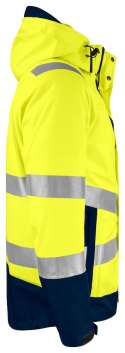 6445 FUNKCJONALNA KURTKA 3 W 1 - EN ISO 20471 KLASA 3/2 - XL (YELLOW/NAVY - 10)