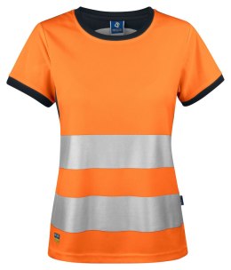 6012 T-SHIRT DAMSKI EN ISO 20471 KLASA 2/1 - 3XL (ORANGE - 1799)
