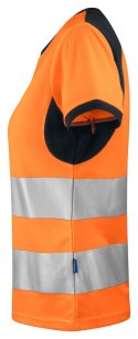 6012 T-SHIRT DAMSKI EN ISO 20471 KLASA 2/1 - 3XL (ORANGE - 1799)