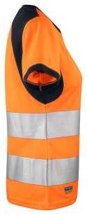 6012 T-SHIRT DAMSKI EN ISO 20471 KLASA 2/1 - 3XL (ORANGE - 1799)