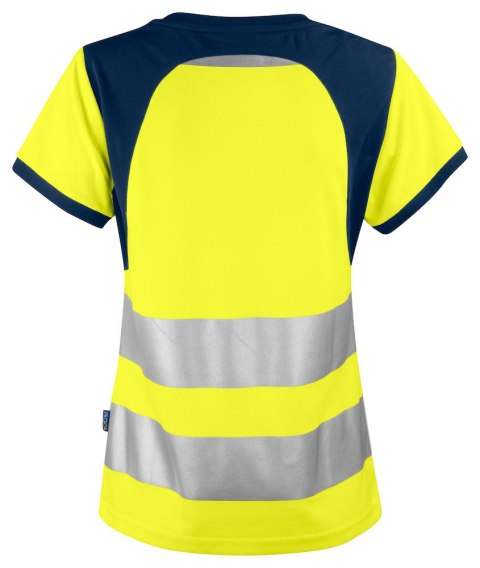 6012 T-SHIRT DAMSKI EN ISO 20471 KLASA 2/1 - 3XL (YELLOW/NAVY - 10) 6012 T-SHIRT DAMSKI EN ISO 20471 KLASA 2/1 - 3XL (YELLOW/NAVY - 10)