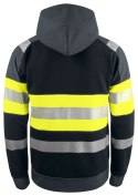 6122 BLUZA FUNKCJONALNA EN ISO 20471 KL. 1 - 4XL (YELLOW/BLACK - 11)