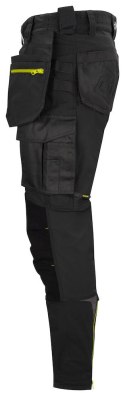 5550 SPODNIE DO PASA ZE STRETCHEM - 92 (BLACK - 99)