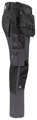 5551 SPODNIE DO PASA ZE STRETCHEM - 112 (GREY - 98)