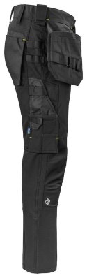5551 SPODNIE DO PASA ZE STRETCHEM - 146 (BLACK - 99)