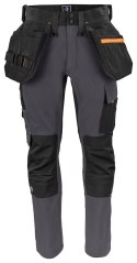 5551 SPODNIE DO PASA ZE STRETCHEM - 148 (GREY - 98)