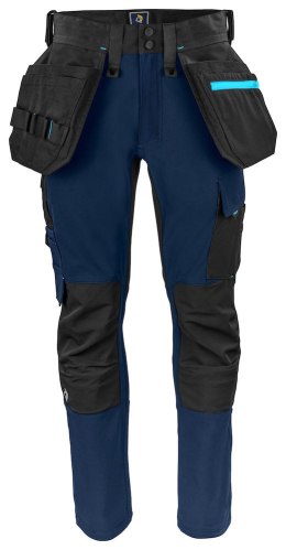 5551 SPODNIE DO PASA ZE STRETCHEM - 60 (NAVY - 58)