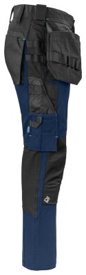 5551 SPODNIE DO PASA ZE STRETCHEM - 62 (NAVY - 58)