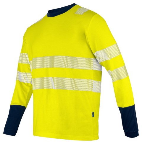 6014 T-SHIRT HV DŁUGI RĘKAW - EN ISO 20471 KLASA 3/2 - 3XL (YELLOW/NAVY - 10) 6014 T-SHIRT HV DŁUGI RĘKAW - EN ISO 20471 KLASA 3/2 - 3XL (YELLOW/NAVY - 10)