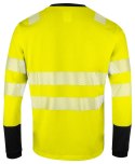6014 T-SHIRT HV DŁUGI RĘKAW - EN ISO 20471 KLASA 3/2 - XXL (YELLOW/BLACK - 11)