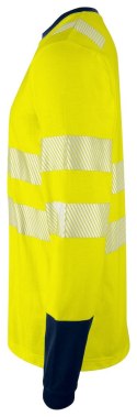 6014 T-SHIRT HV DŁUGI RĘKAW - EN ISO 20471 KLASA 3/2 - XXL (YELLOW/NAVY - 10)