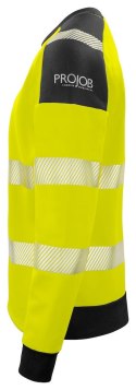 6108 BLUZA Z ODBLASKAMI NA RAMIONACH - EN ISO 20471 KLASA 3/2 - 3XL (YELLOW/BLACK - 11)