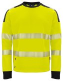 6108 BLUZA Z ODBLASKAMI NA RAMIONACH - EN ISO 20471 KLASA 3/2 - 4XL (YELLOW/BLACK - 11)