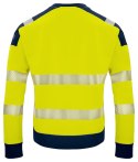 6108 BLUZA Z ODBLASKAMI NA RAMIONACH - EN ISO 20471 KLASA 3/2 - S (YELLOW/NAVY - 10)