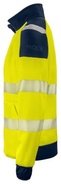 6109 BLUZA ROZPINANA Z ODBLASKAMI NA RAMIONACH - EN ISO 20471 KLASA 3/2 - 3XL (YELLOW/NAVY - 10)