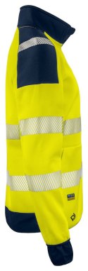 6109 BLUZA ROZPINANA Z ODBLASKAMI NA RAMIONACH - EN ISO 20471 KLASA 3/2 - 3XL (YELLOW/NAVY - 10)