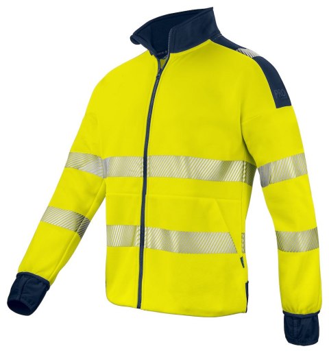 6109 BLUZA ROZPINANA Z ODBLASKAMI NA RAMIONACH - EN ISO 20471 KLASA 3/2 - XL (YELLOW/NAVY - 10) 6109 BLUZA ROZPINANA Z ODBLASKAMI NA RAMIONACH - EN ISO 20471 KLASA 3/2 - XL (YELLOW/NAVY - 10)