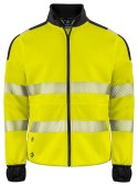 6109 BLUZA ROZPINANA Z ODBLASKAMI NA RAMIONACH - EN ISO 20471 KLASA 3/2 - XS (YELLOW/BLACK - 11)