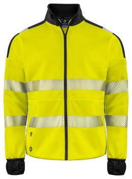 6109 BLUZA ROZPINANA Z ODBLASKAMI NA RAMIONACH - EN ISO 20471 KLASA 3/2 - XS (YELLOW/BLACK - 11)