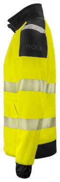 6109 BLUZA ROZPINANA Z ODBLASKAMI NA RAMIONACH - EN ISO 20471 KLASA 3/2 - XS (YELLOW/BLACK - 11)