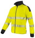 6109 BLUZA ROZPINANA Z ODBLASKAMI NA RAMIONACH - EN ISO 20471 KLASA 3/2 - S (YELLOW/BLACK - 11)