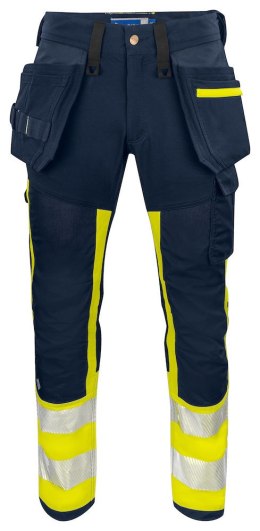 6540 SPODNIE DO PASA - EN ISO 20471 KLASA 1 - 90/100 cm (YELLOW/NAVY - 10)
