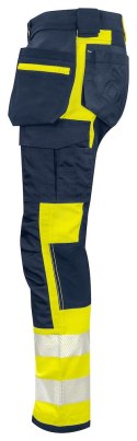 6540 SPODNIE DO PASA - EN ISO 20471 KLASA 1 - 90/100 cm (YELLOW/NAVY - 10)
