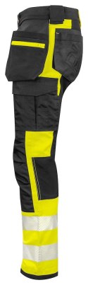 6540 SPODNIE DO PASA - EN ISO 20471 KLASA 1 - 92 (YELLOW/BLACK - 11)