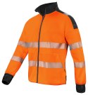 6109 BLUZA ROZPINANA Z ODBLASKAMI NA RAMIONACH - EN ISO 20471 KLASA 3/2 - 3XL (ORANGE - 1799)