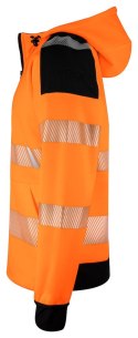 6110 BLUZA Z KAPTUREM HV - EN ISO 20471 KLASA 3/2 - 3XL (ORANGE - 1799)