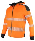 6110 BLUZA Z KAPTUREM HV - EN ISO 20471 KLASA 3/2 - L (ORANGE - 1799)