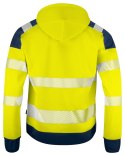 6110 BLUZA Z KAPTUREM HV - EN ISO 20471 KLASA 3/2 - L (YELLOW/NAVY - 10)