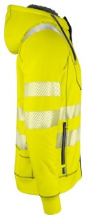 6130 BLUZA Z KAPTUREM HV - EN ISO 20471 KLASA 3/2 - 3XL (YELLOW/BLACK - 11)