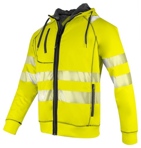 6130 BLUZA Z KAPTUREM HV - EN ISO 20471 KLASA 3/2 - 3XL (YELLOW/BLACK - 11) 6130 BLUZA Z KAPTUREM HV - EN ISO 20471 KLASA 3/2 - 3XL (YELLOW/BLACK - 11)
