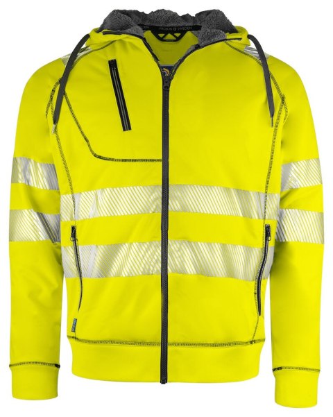 6130 BLUZA Z KAPTUREM HV - EN ISO 20471 KLASA 3/2 - 3XL (YELLOW/BLACK - 11) 6130 BLUZA Z KAPTUREM HV - EN ISO 20471 KLASA 3/2 - 3XL (YELLOW/BLACK - 11)