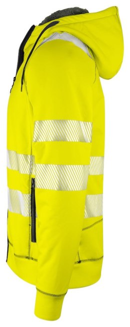 6130 BLUZA Z KAPTUREM HV - EN ISO 20471 KLASA 3/2 - XXL (YELLOW/BLACK - 11)