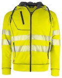 6130 BLUZA Z KAPTUREM HV - EN ISO 20471 KLASA 3/2 - S (YELLOW/BLACK - 11)