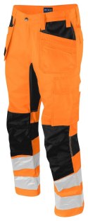 6570 SPODNIE DO PASA ZE STRETCHEM - EN ISO 20471 KLASA 2 - 104 (ORANGE - 1799)