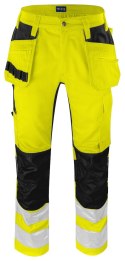 6570 SPODNIE DO PASA ZE STRETCHEM - EN ISO 20471 KLASA 2 - 108 (YELLOW/BLACK - 11)