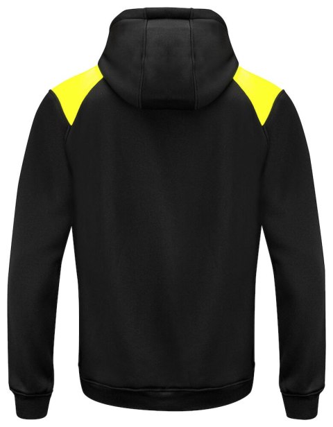 2133 BLUZA Z KAPTUREM - 3XL (BLACK/YELLOW 9910)