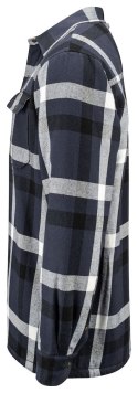 5213 FLANELOWA KOSZULA Z PODSZEWKĄ - XS (NAVY - 58)