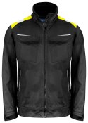 5427 KURTKA - XS (BLACK/YELLOW 9910)