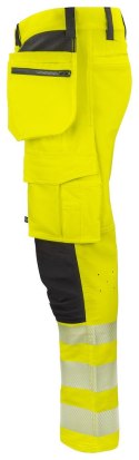 6527 SPODNIE DO PASA HV Z TECHNOLOGIĄ 37,5 - EN ISO 20471 KLASA 2 - 112 (YELLOW/BLACK - 11)