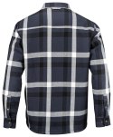 5213 FLANELOWA KOSZULA Z PODSZEWKĄ - 4XL (NAVY - 58)