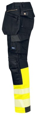 6525 SPODNIE EXTREME EN ISO 20471 KLASA 1 - 54 (YELLOW/BLACK - 11)