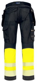 6525 SPODNIE EXTREME EN ISO 20471 KLASA 1 - 92 (YELLOW/BLACK - 11)