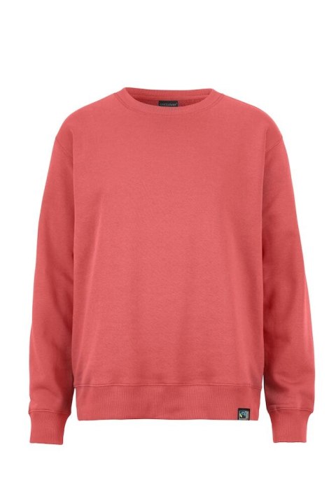 KEY CREW NECK (GOTS) - XL (DUSTY RED)