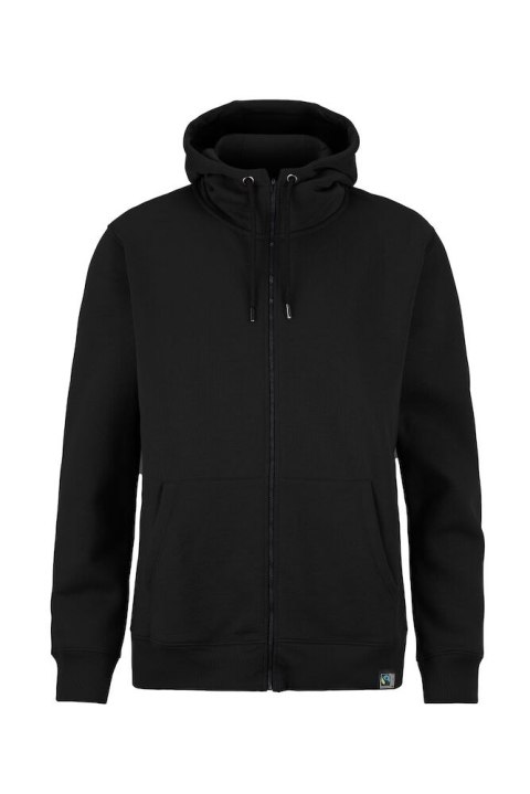 KEY FZ HOOD MAN (GOTS) - 3XL (BLACK)