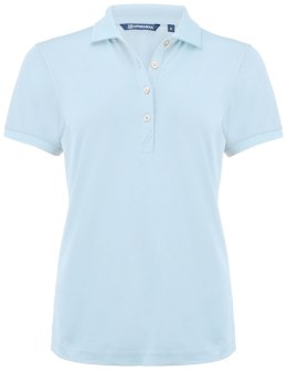 VIRTUE ECO POLO SOLID WOMAN - L (HEAVEN BLUE)